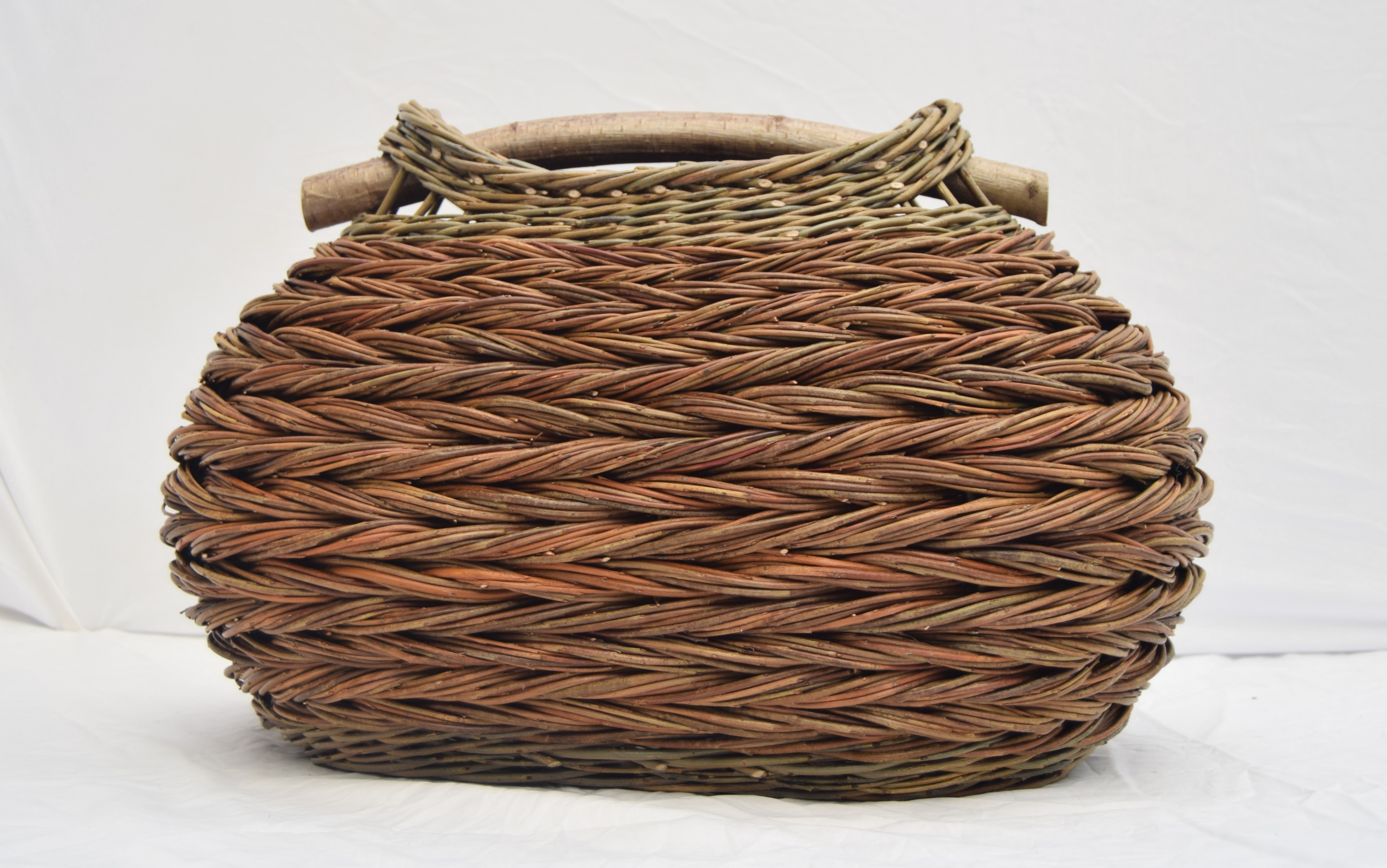 oval herringbone weave basket (2)