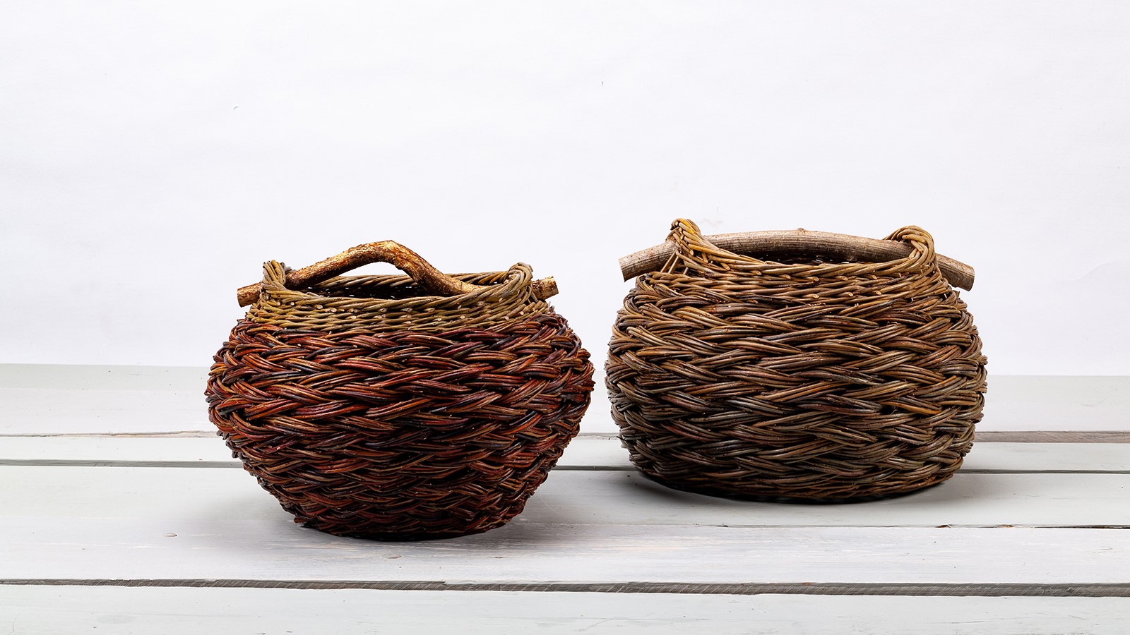 SUE KIRK-Tick Tock Weave Baskets